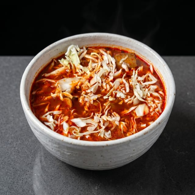 Pozole Soup.